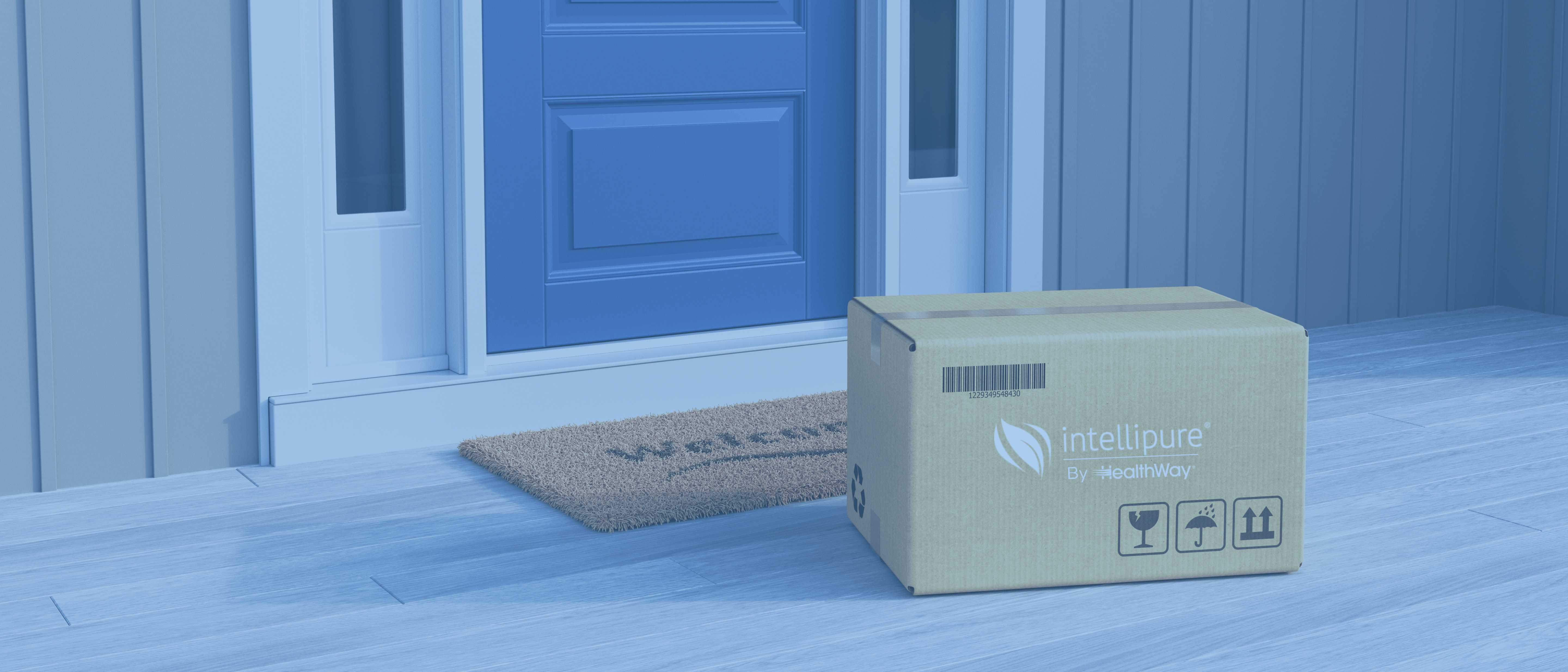 Intellipure box on front porch