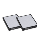 2 pre-filters for a compact air purifier on a white background. 