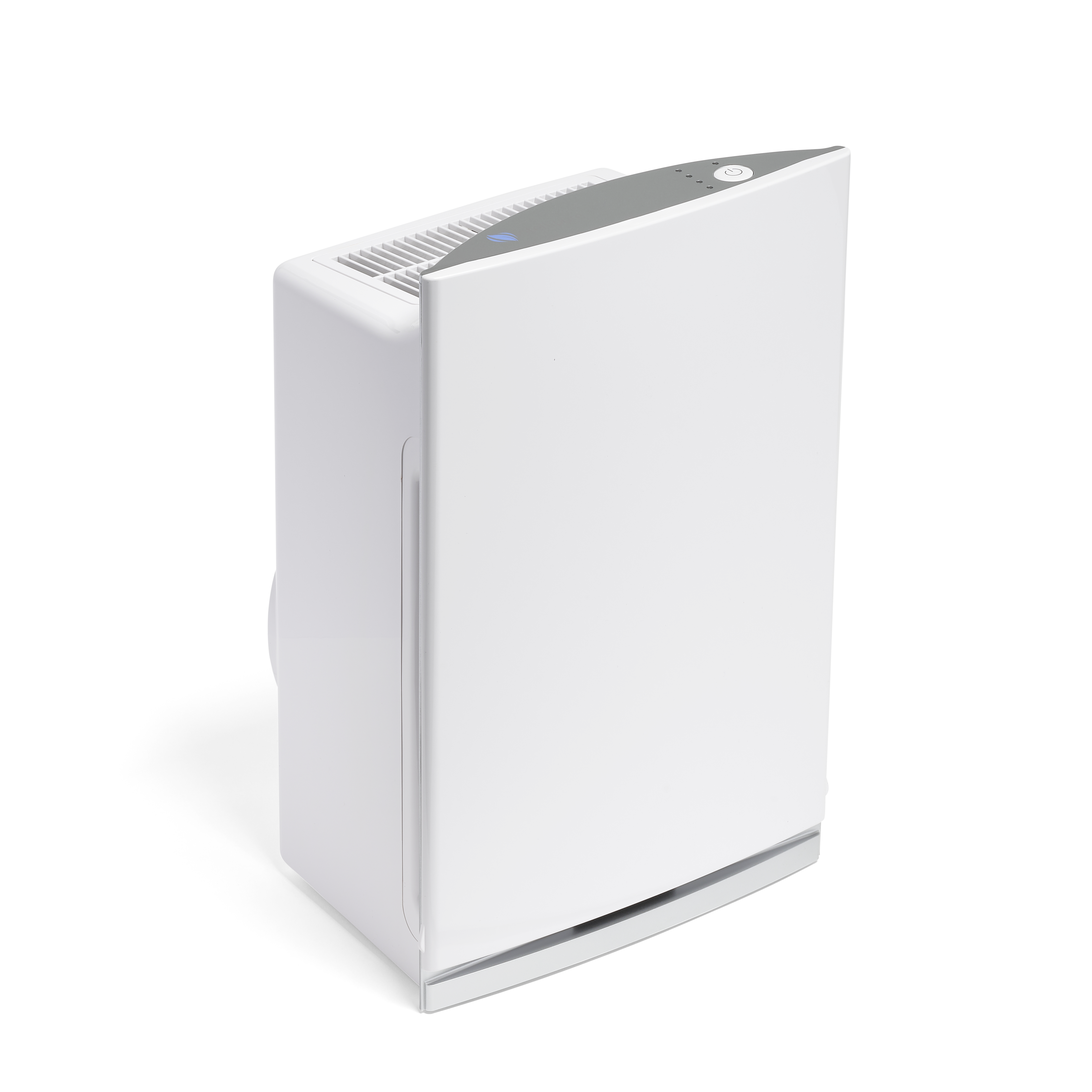 Compact Air purifier side view.