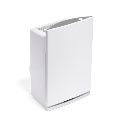 Compact Air purifier side view.